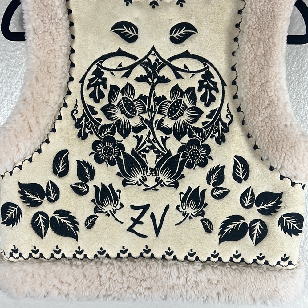 (SOLD) Zadig & Voltaire Feti Shearling Cardigan Vest - Picture 11 of 15